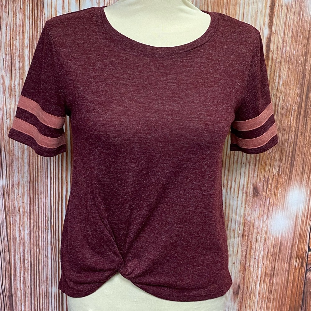 Wallflower Twist Front Tee Shirt‎